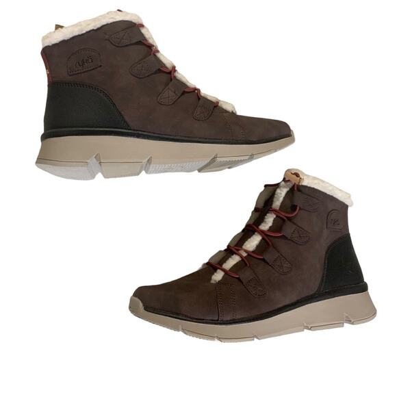 Ryka womens 11 Chill out Boot brown faux fur cold winter casual snow slip on het - Picture 1 of 13